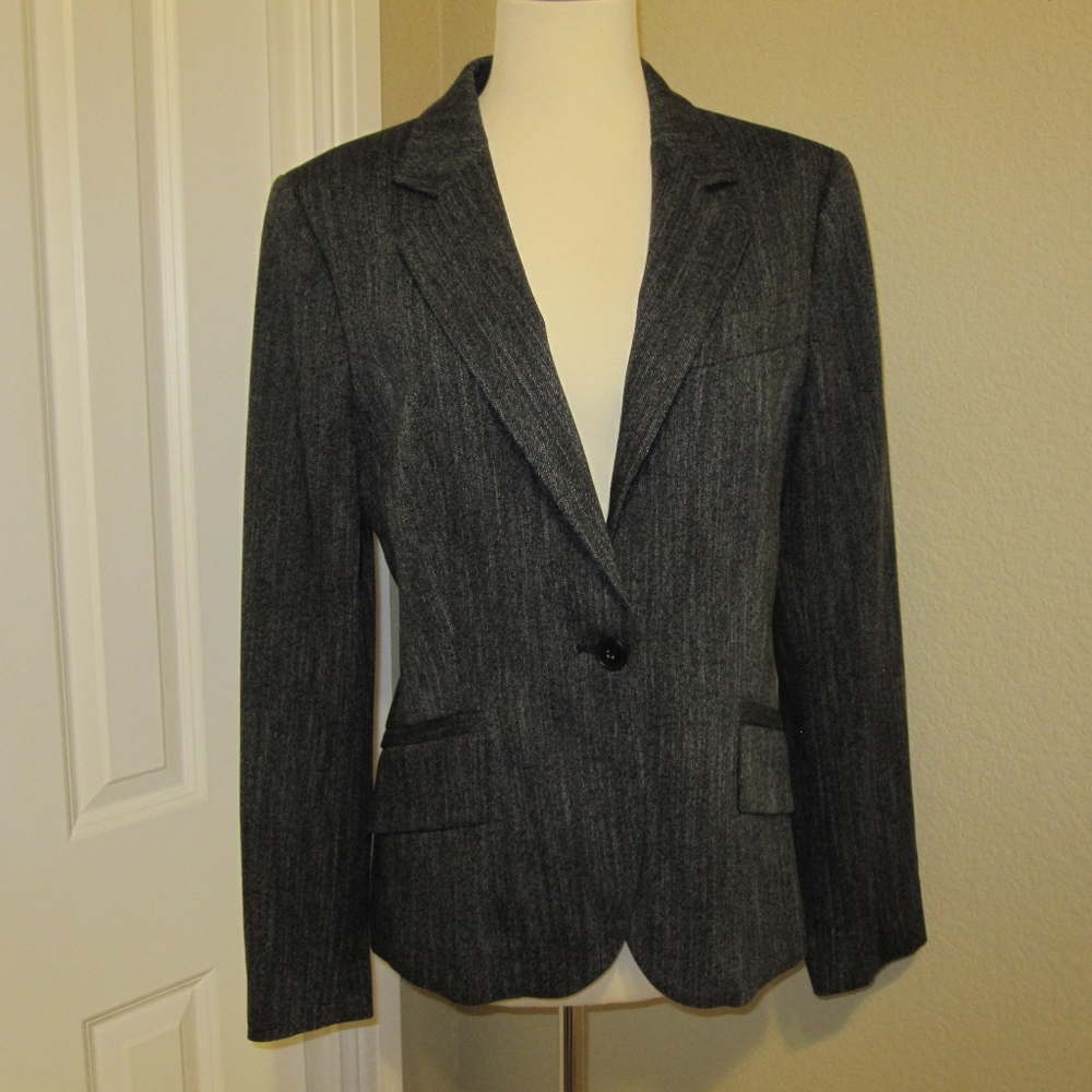 Black Blazer Slacks Pant Suit